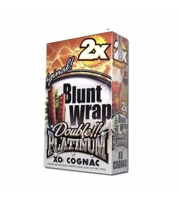 Display De 25 Uds De Blunt Wrap Platinum X2 Sabor Cognac| Hortitec