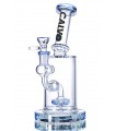 BONG ESENCIAL BLUE 22CM CALVO GLASS