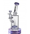 BONG ESENCIAL PURPLE 22CM CALVO GLASS