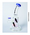 BEE RIG LITE BLUE 19CM CALVO GLASS