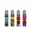 ENCENDEDORES CLIPPER COLORFUL SKULLS 1 24UDS