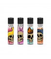 ENCENDEDORES CLIPPER SKULL BLEND 3 24UDS