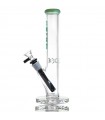 STRAIGHT TUBE LITE 25CM GREEN CALVO GLASS